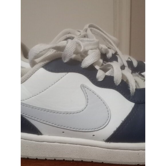 Nike Boys Court Borough Low 2 BQ5448-121 White Casual Shoes Sneakers Size 5Y - Picture 4 of 12